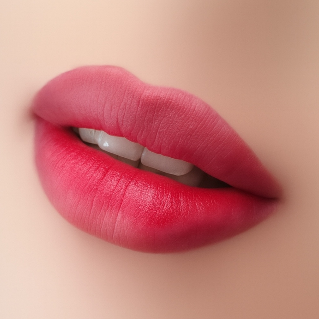تینت لب آلبالویی بر پایه کرم